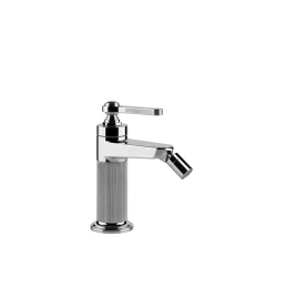 GESSI VENTI20 Смеситель для биде на 1 отверстие, однорычажный, в комплекте с донным клапаном, цвет хром (65007#031)