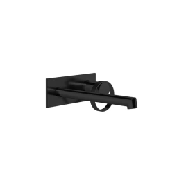 Gessi Anello Смеситель настенный, с изливом 194-214 мм, цвет Black XL (внешняя часть) (63389#299)