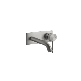 GESSI 316 Встраиваемый смеситель для раковины с изливом 146-116мм (внешняя часть), цвет: steel brushed (54288#239)