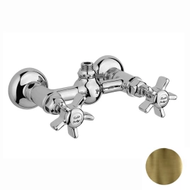 Nicolazzi Dames Anglaises Смеситель для душа на 2 отверстия, вывод сверху 1/2 (без шланга и лейки), цвет: бронза (1425BZ18)