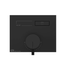 Gessi Hi-Fi Смеситель для душа, с включением 1 источника (внешняя часть), цвет: Black Metal PVD (63061#706)