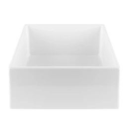 Раковина Gessi Rettangolo накладная 40х40см с донным клапаном цвет белый
