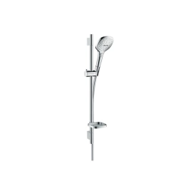 HG Raindance Select E Душевой набор: штанга 650mm, ручной душ 120, 3jet (Rain, RainAir, WhirlAir), EcoSmart, мыльница, шланг, цвет: хром (26622000)