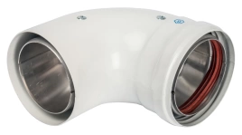 Отвод Stout DN80/100 90 градусов утепленный п/м SCA-0080-800090
