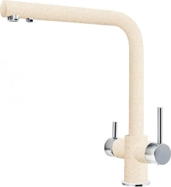 Смеситель Zorg Sanitary ZR 348 YF хром-песочный-для кухонной мойки