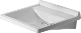 Раковина Duravit Starck III подвесная узкая 600х545 мм с переливом с намеч отв под смесительитель цвет белый (312600000)