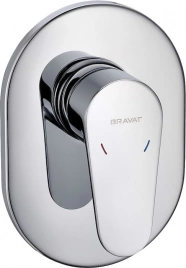 Смеситель Bravat Eler FB848238CP-RUS встраиваемый в стену 1 функция