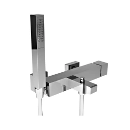 Stella Bamboo Quadro Смеситель для ванны 3267/306 с ручным душем, цвет: хром (BQ 02004 CR00)