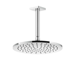 GESSI Rilievo Потолочная душевая головка шарнирная на 1/2, 250мм, длина изгот. под заказ (105 - 1855мм), цвет: хром (59150#031)