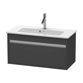 Duravit Ketho База под раковину 410x800x385, 1 выдв. ящик, цвет графит матовый (KT642304949)
