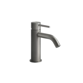 GESSI 316 Смеситель для раковины на 1 отверстие без донного клапана, излив 123мм, цвет: steel brushed (54002#239)