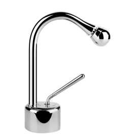 Gessi Goccia Смеситель для биде на 1 отверстие, СПЕЦАРТИКУЛ - укажите угол поворота носика при заказе, цвет: хром (33807#031)