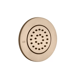 Gessi Body Jets Встраиваемая поворотная боковая форсунка (внешняя часть), цвет: Copper PVD (32982#030)