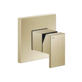 GESSI RETTANGOLO Смеситель встраиваемый, однорычажный, внешняя часть, цвет Brushed Brass PVD (20119#727)