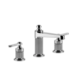 GESSI VENTI20 Смеситель для раковины на 3 отверстия, высота излива 98 мм, цвет хром (65014#031)