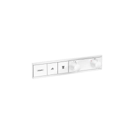 Hansgrohe RainSelect Встраиваемый термостат для душа, 2 источника (внешняя часть), цвет: белый матовый (15380700)