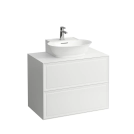 Laufen New Classic База под раковину подвесная, 780х450х600 мм, 2 ящиками, цвет белый глянцевый(для раковины 816852) (4.0601.4.085.631.1)