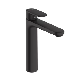 Hansgrohe Vernis Blend Смеситель для раковины 230, на 1 отв, с донным клапаном, излив 169мм, h190мм, цвет: матовый черный (71552670)