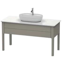 Duravit Luv База напольная, 743x1388x570, 1 выдв.ящик,цвет каменно-серый шелковисто-матовый (LU956109292)