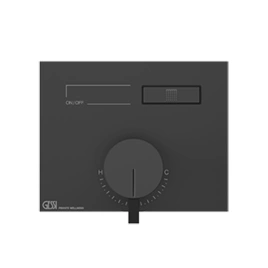 Gessi Hi-Fi Смеситель для душа, с включением 1 источника (внешняя часть), цвет: Black Metal Brushed PVD (63061#707)