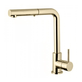 Bongio Kitchen Смеситель для мойки с ручным душем, цвет матированный никель (32481NSPR)