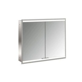 Emco Prime Зеркальный шкаф с подсветкой LED2 Facelift встраив. модель, 800 mm, 2-дверки, IP 20 зеркальная задняя стенка (9497 062 34)