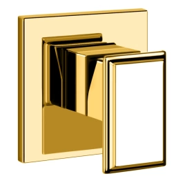 Gessi Eleganza Внешная часть встраиваемого однорычажного смесителя для раковины, цвет: золото (46106#080)