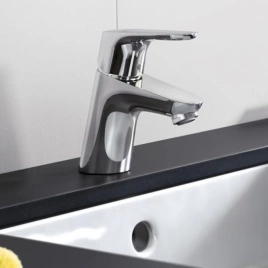 Hansgrohe Focus Смеситель для раковины с донным клапаном с цепочкой, на 1 отв, излив 101мм, h53мм, цвет: хром (31732000)
