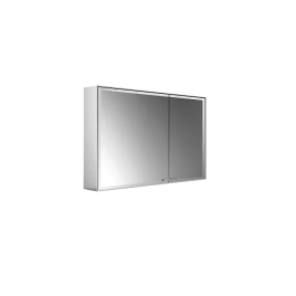 EMCO Prestige2 Зеркальный шкаф 987 мм, настенный, LED-подсветка, 2 двери, 2 полки, розетка, левый, без EMCO light system (9897 070 07)