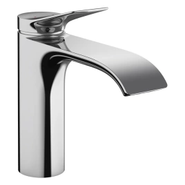 HANSGROHE VIVENIS Смеситель для раковины однорычажный, 110 со сливным гарнитуром, хром (75020000)