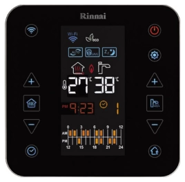 Пульт управления Rinnai Smart WI-FI WF-1000 для котлов серии RMF и CMF черный