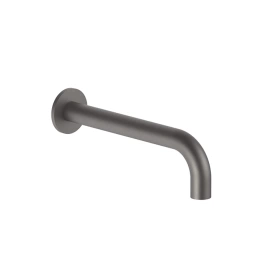 Fantini Fontane Bianche Излив смесителя для раковины, настенный, цвет: Matt Gun Metal PVD (47 P5 8442)