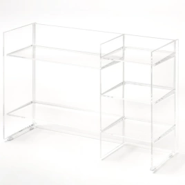 Laufen Kartell Стеллаж, 750х260х530мм, пластик, цвет: прозрачный кристал (3.8933.1.084.000.1)