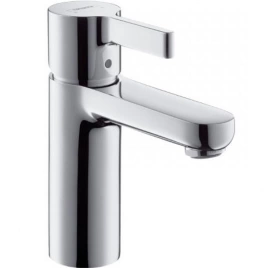 Hansgrohe Metris S Смеситель для раковины, на 1 отв, излив 113мм, h94мм, цвет: хром (31068000)