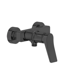 GESSI Rilievo Смеситель для душа, настенный на 2 отв, цвет: nero XL (59031#299)