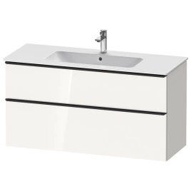 Duravit D-Neo Тумбочка подвесная, 1210x462хh625 мм, 1 ящик цвет: белый высокоглянцевый (DE436402222)