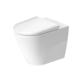Duravit D-Neo Унитаз напольный 370х580х400 мм, безободковый, слив в стену, с WonderGliss, цвет: белый (20030900001)