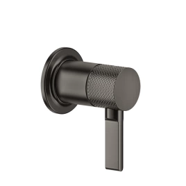 GESSI INCISO Встраиваемый смеситель, на 1/2, на 1 источник (внешняя часть), цвет: brushed black metal pvd (58109#707)