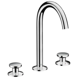 AX One Смеситель для раковины Select 170, на 3 отверстия, со сливом push-open, хром (48070000)