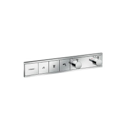 Hansgrohe RainSelect Встраиваемый термостат для душа, 3 источника (внешняя часть), цвет: хром (15381000)