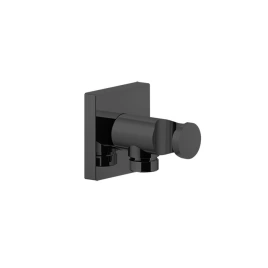 GESSI Rilievo Вывод воды с держателем для душевой лейки на 1/2, цвет: nero XL (59161#299)