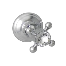 Nicolazzi Half Dome Crystal Вентиль запорный 1/2, цвет: хром (1412CR93)