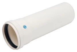 Элемент дымохода конденсационного Stout труба 1000 мм DN80 м/п PP-FE SCA-8080-001000