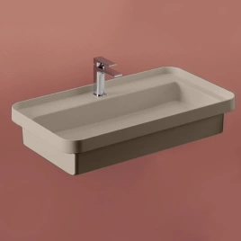 Artceram Fuori Scala Раковина 80х45 см, с 1 отв., встраиваемая, без перелива, цвет: matera (TFL035 41 00 *1)
