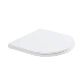 GLOBO Forty3 Сиденье быстросъемное для унитаза FOS02/FOS03/FOS05/FOS07/FO001/FO002/FOB03/FOB05/FOB01/FOB02, duroplast, цвет белый/хром, микролифт (FOR20BI/cr)