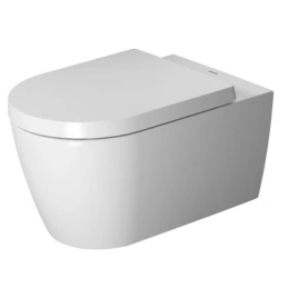 Duravit ME by Starck Унитаз подвесной Rimless без смывного края, свкл. крепление Durafix, 4,5л. с HygieneGlaze, 370x570мм, Цвет белый (2529092000)