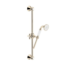 Gattoni PD Душевая стойка 60см с лейкой CLASSIC и шлангом, цвет золото 24кт (1039/PDD0)
