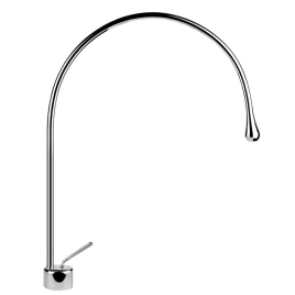 Gessi Goccia Смеситель для раковины на 1 отверстие, излив 387мм R=197, цвет: хром (33603#031)