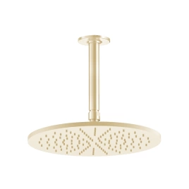 GESSI INCISO Потолочная душевая головка шарнирная на 1/2, 300мм, цвет: золото (58252#246)