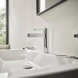 Hansgrohe Finoris Смеситель для раковины 110 push-open, цвет хром (76023000)